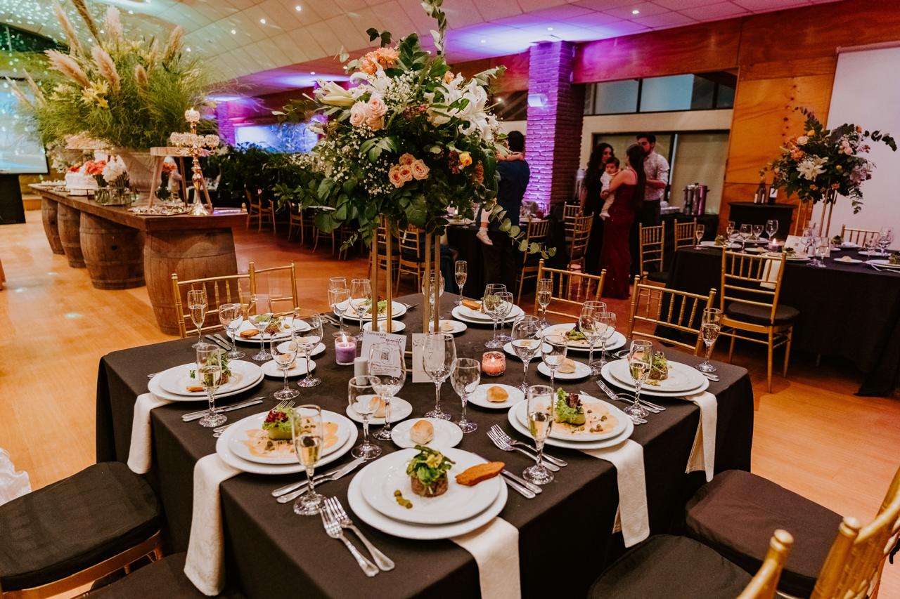 Recepción elegante
